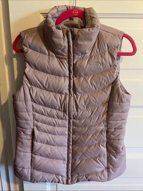 The North Face Women's Light Mauve Quilted Down Vest